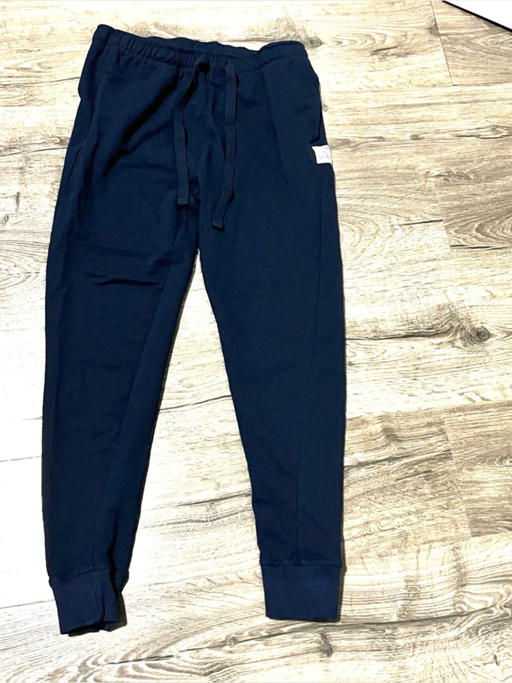 Life is Good Men’s Navy Blue Cotton Blend Sleepwear Pajama Pants Size Medium